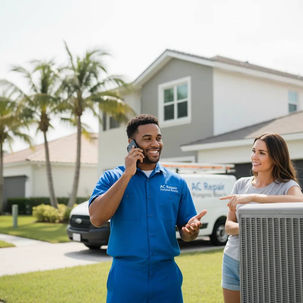 AC Repair Pompano Beach customer support in Roma